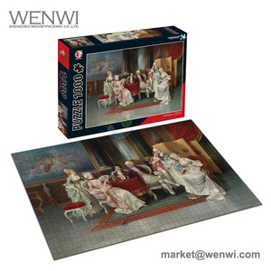 'S 1000 units least wholesale custom cardboard paper puzzle for adults play games - Product Image 1