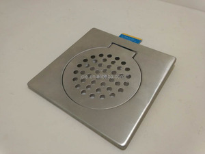 Hiện đại 6 inch Sàn thép không gỉ cống lọc thiết kế vuông cho khách sạn nhà để xe & sử dụng ngoài trời - Product Image 4