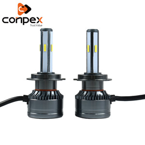 Phare LED d'usine chinoise Conpex, phare LED à <span class=keywords><strong>5</strong></span> côtés, <span class=keywords><strong>ampoule</strong></span> de phare LED <span class=keywords><strong>H7</strong></span>, H1, H3, H4, H11, 9005, 9006, kit de phare automobile - Product Image 1