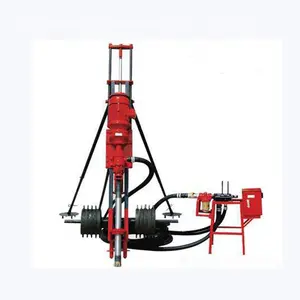 Vendita calda Roccia trapano macchina KQD70 pneumatico idraulico giù il foro di trapano a percussione trapano rig con compressore d'aria