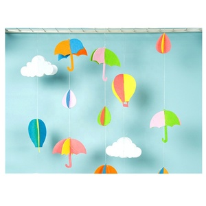 Jouets, hochets mobiles en feutre, nuage, clochette, pendentif pour berceau, décoration de chambre, cadeau d'anniversaire - Product Image 5
