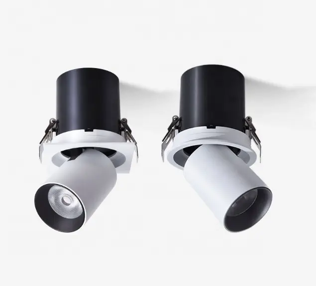 LED teleskopik tavan lambası ev giyim mağazası mühendisliği özel çift başlı fil gövde lambası