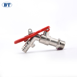 BRZ2012 Trung Quốc Giá Thấp Chrome Mạ Và Đồng Thau Chất Liệu Nhôm Bibcock Vòi Với Nhôm Khóa - Product Image 1