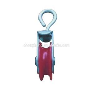 Poulie de levage en nylon plastique utilisée pour le levage de câbles, légère et à faible résistance de traction, poulie pour câble de messagerie - Product Image 2