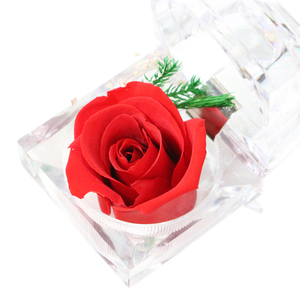 Confezione Regalo con <span class=keywords><strong>Rose</strong></span> <span class=keywords><strong>Vere</strong></span> Stabilizzate <span class=keywords><strong>Blu</strong></span> Scuro - Product Image 2