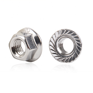 Stainless Steel 304 Hex Flange <strong>Nut</strong> Non-slip <strong>Nut</strong> - Product Image 1