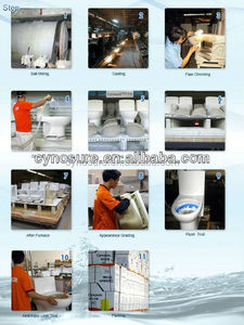 ห้องน้ำสีขาวรูปไข่เซรามิกอ่างล้างสุขภัณฑ์เคาน์เตอร์อ่างล้างจาน - Product Image 4