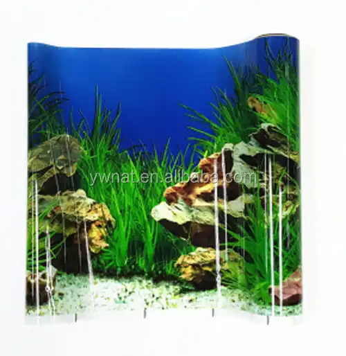 Aquarium Background Poster Fish Tank Double