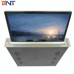 BNT Monitor Komputer Meja Bermotor Angkat 21.5 Inci Layar LCD Desktop 1920*1080 Dukungan Input HDMl TFT 1920X1080 0 ~ 20 Derajat