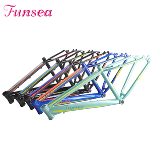 azul logotipo personalizado china fabricante bicicleta de la aleación 6061 # montaña <span class=keywords><strong>bike</strong></span> frame mtb - Product Image 1