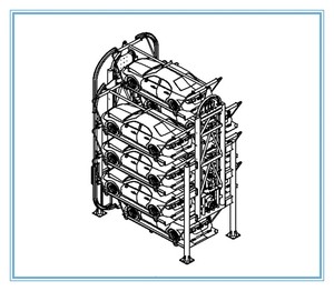 Nuova Piattaforma Rotante Verticale per Parcheggio Auto Elettrica, Bestseller 2019 - Product Image 6