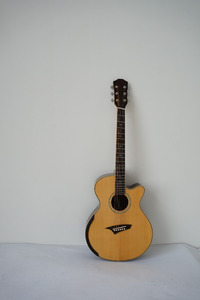 China Aiersi Fan Fret Design Solid Top chitarra acustica - Product Image 2
