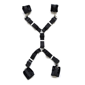 Adult <strong>Sex</strong> Toys SM Adjustable <strong>Bed</strong> <strong>Restraint</strong> with Wrist Cuff and Ankle Cuffs - Product Image 2