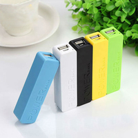 Delgado colorido fragante Perfume Powerbank cargador portátil desechable Power Bank 2600mAh