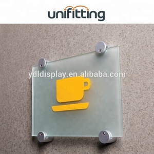 ตัวยึดป้ายกระจกอะลูมิเนียมติดผนัง,Standoffs ป้ายยึดขอบด้านข้าง Acrylici - Product Image 5