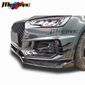 Becquet de calandre en fibre de carbone pour <span class=keywords><strong>audi</strong></span> 2017, phare pare-choc à lèvre, A4, A4L, 2D, 4D, tuning <span class=keywords><strong>RS4</strong></span> s4body - Product Image 3