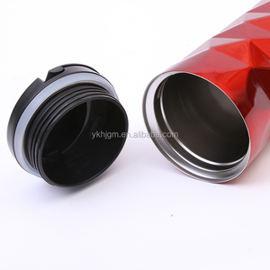 Commercio all'ingrosso 450ML a Forma di Diamante 304 Tazza In Acciaio Inox Coibentato Tumbler/boccetta di vuoto/thermos/tazza di caffè Con ABS Coperchio - Product Image 5