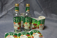 Hoge Kwaliteit Oranje Sap Labels Maker Zelfklevende Fruit Drink Stickers Voor Drank Glas Plastic Flessen Potten