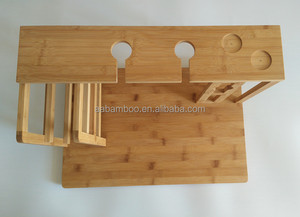 <span class=keywords><strong>Planche</strong></span> <span class=keywords><strong>à</strong></span> <span class=keywords><strong>découper</strong></span> fromage <span class=keywords><strong>en</strong></span> bambou, avec porte-<span class=keywords><strong>verre</strong></span> <span class=keywords><strong>à</strong></span> vin, 1 pièce - Product Image 4