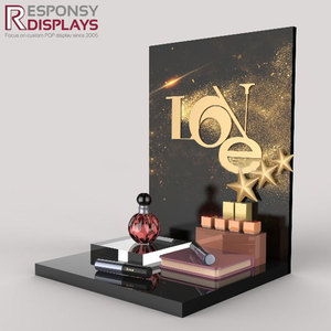 Acrylic <span class=keywords><strong>Countertop</strong></span> Rack hiển thị với đa ngăn tổ chức kệ cho mỹ phẩm và tinh dầu Showcase - Product Image 5