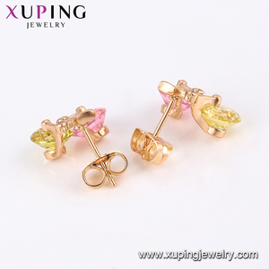 95004 Elegante creatività disegno della ragazza dei monili d'oro <span class=keywords><strong>orecchini</strong></span> vite prigioniera di figura della bicicletta per la vendita calda - Product Image 4