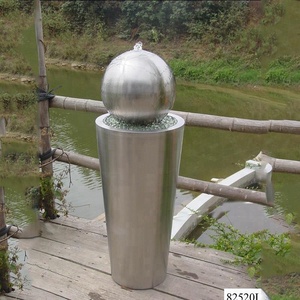 Eau ronde En Acier Inoxydable Balle Jardin Paysage Fontaine - Product Image 5