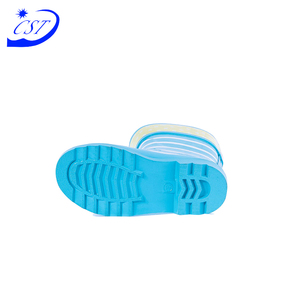 Compras en línea goma botas transparentes de PVC para niños lluvia vaca - Product Image 6