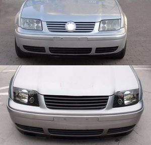 Pour <span class=keywords><strong>Volkswagen</strong></span> VW Jetta Bora Mk4 Grille sans <span class=keywords><strong>logo</strong></span> - Product Image 5