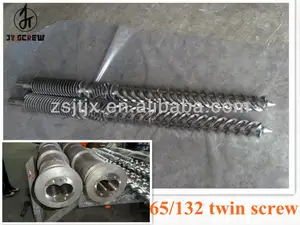 51/105 cónico doble tornillo barril/máquina extrusora de plástico repuestos