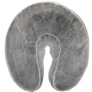 부직포 일회용 장착 페이스 크래들 커버, 일회용 뷰티 페이스 레스트 커버 마사지, 일회용 장착 페이스 레스트 커버