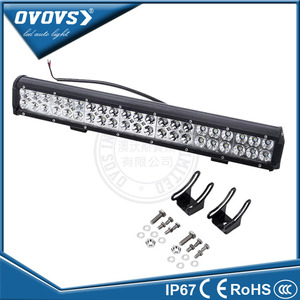 OVOVS 2016 nuevo mejor precio de <span class=keywords><strong>20</strong></span> <span class=keywords><strong>pulgadas</strong></span> llevó la barra ligera campo a través 126w barra de luz <span class=keywords><strong>led</strong></span> para través - Product Image 1