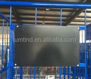 Toz kaplı çelik rulo kafes arabası katlanabilir tel tekerlekli konteyner kapı ile - Product Image 6