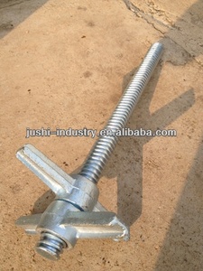 D28mm rắn ren Rod với 2 jack Nuts cho giàn giáo Threaded Bar - Product Image 2