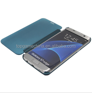 2016 nouveau Luxe Vue Dégagée Étui Miroir PC Couverture de Téléphone Portable Pour <span class=keywords><strong>Samsung</strong></span> Galaxie <span class=keywords><strong>S7</strong></span> Étui Intelligent - Product Image 5