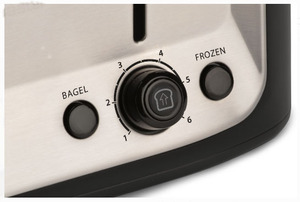 Grill rôtissoire vertical, en acier inoxydable, avec larges fentes, 2 tranches - Product Image 3