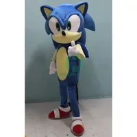 HI CE - Sonic Mascot Costume for Adult, Funny Plush