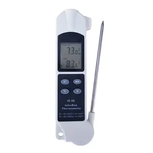 Impermeabile termometro da cucina digitale cibo, bbq fumatore termometro digitale a base di carne, carne termometro pieghevole
