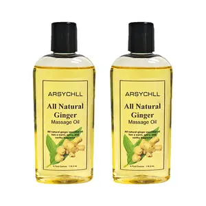 Masaje corporal japonés para aliviar el dolor, aceite de jengibre orgánico Natural, aromaterapia, a granel