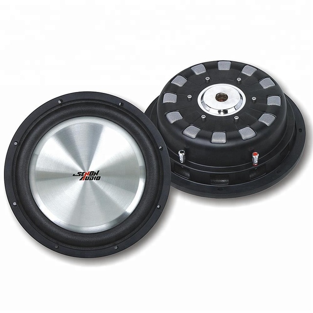 10/12INCH Dual 4 Ohm Subwoofer Car Audio Shallow Mount Sub Woofer Car Subwoofer Slim High End Subwoofer