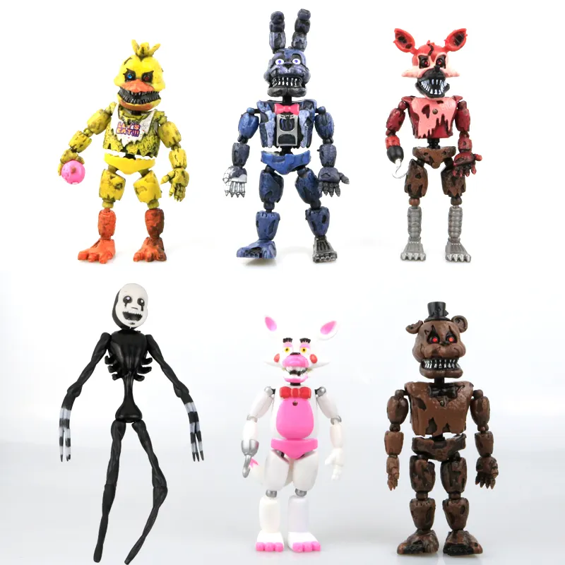 PVC Plastic Mini Figure Bear Doll Action Figure Toy For Kids