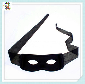 Disfraz de <span class=keywords><strong>bandido</strong></span> personalizado barato Máscaras de fiesta de disfraces de color negro 2017 - Product Image 4