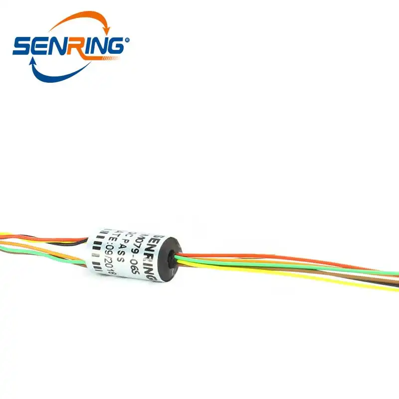 OD 7.9 milímetros Compacto Miniatura SlipRings 1A Atual com 4 /6 /8 /12 Circuitos e 240V tensão para