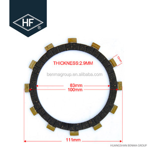 Placa de fricción de fibra de disco de embrague de motocicleta para <span class=keywords><strong>AX100</strong></span> AX115 - Product Image 4