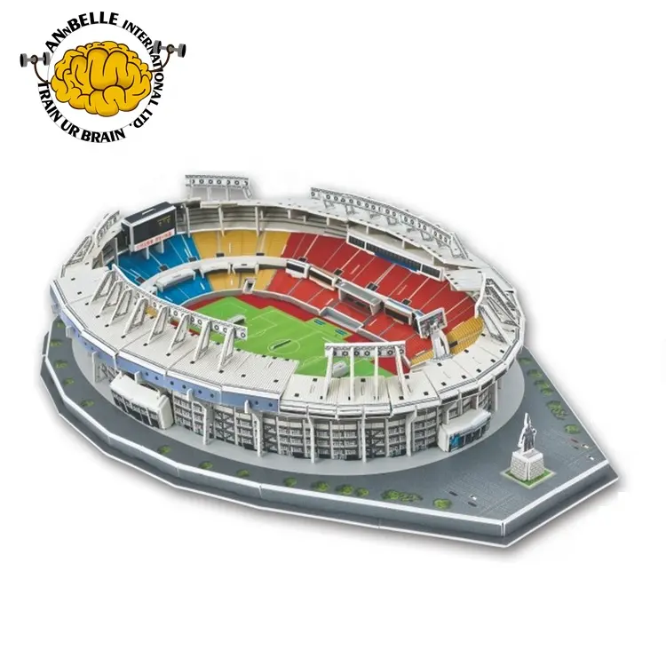 3Dパズル有名な建築スタジアム3DスタジアムパズルサッカースタジアムモデルEUの有名なサッカークラブ
