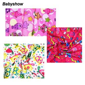 100% poliéster tela para elaboracion de pañal PUL tela con membrana de TPU, impermeable variedad de estampados - Product Image 5