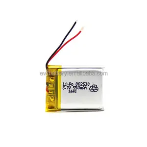 452030 סוללת ליתיום נטענת 452030 3.7 V 220 mAh סוללות ליתיום יון 3.7 v 220 mah ליתיום פולימר סוללה