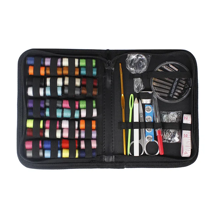 Kit de costura de cuero personalizado, herramienta de punto para el hogar, para viajes, niños, principiantes, herramientas de costura