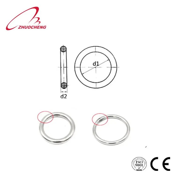 O-ring in acciaio inossidabile con anello in metallo OEM cina