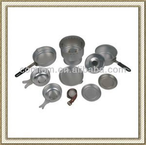 Camping batterie <span class=keywords><strong>de</strong></span> cuisine, <span class=keywords><strong>Jeu</strong></span> <span class=keywords><strong>de</strong></span> cuisine en plein air avec brûleur à <span class=keywords><strong>alcool</strong></span> - Product Image 1