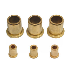 Boccole Flangiate per Cuscinetti, Boccole in Ottone Lavorate a CNC, Boccole in Bronzo Alluminio / Boccole in Ottone Fuso - Product Image 2